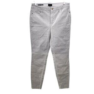 Talbots‎ Womens Grey Corduroy Jeggings Size 8 Glitter Sparkle